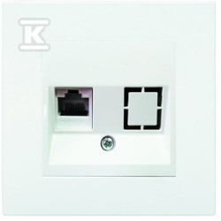 GN.1-KR.RJ45 KAT.5E KARRE BIAŁY
