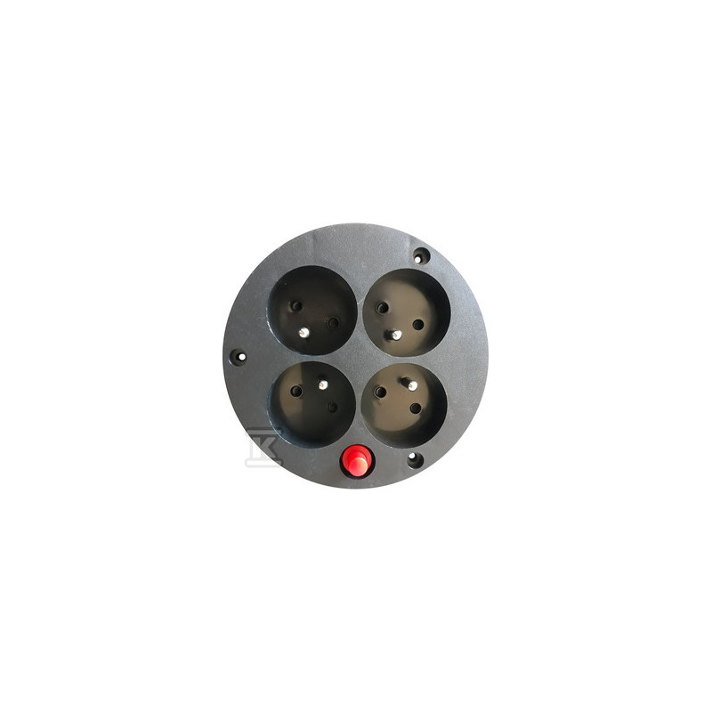 GDPN-GN.PRZEDŁUŻACZA 4X220V+TERMIK NOW