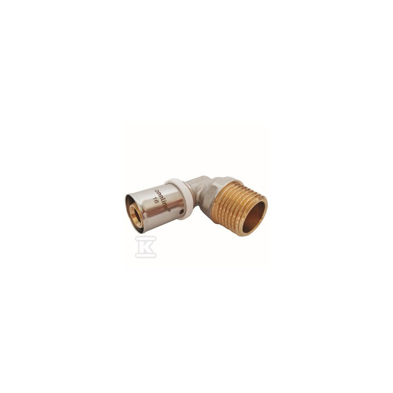 KOLANO 90ST ZAPRASOWYWANE GZ 25MM X 3/4"