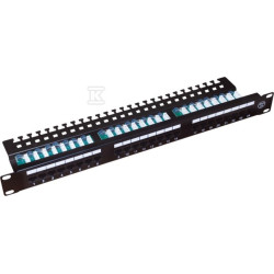 PATCH PANEL UTP KAT.5E 24 PORTY LSA 1U