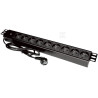 LISTWA ZASIL. 19" 9XCEE 7/5-7/7 LED