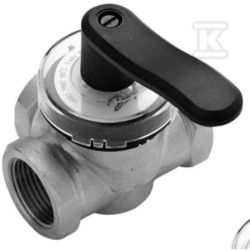 ZAWÓR OBROTOWY HRB3 PN10 20/2,5, RP3/4"