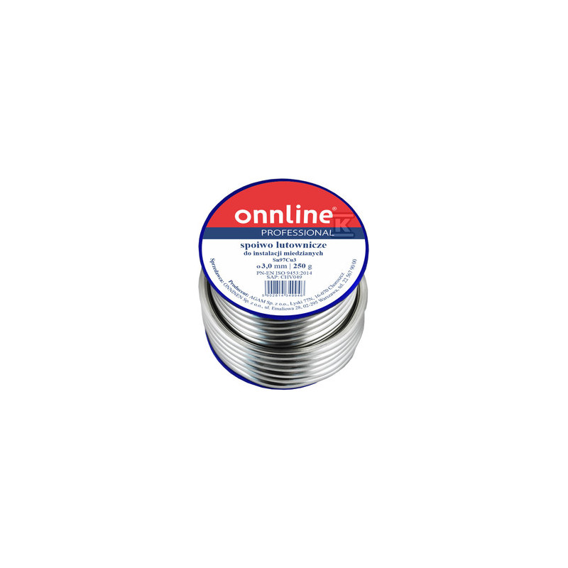 LUT MIĘKKI SN97CU3 3,0MM 250G ONNLINE