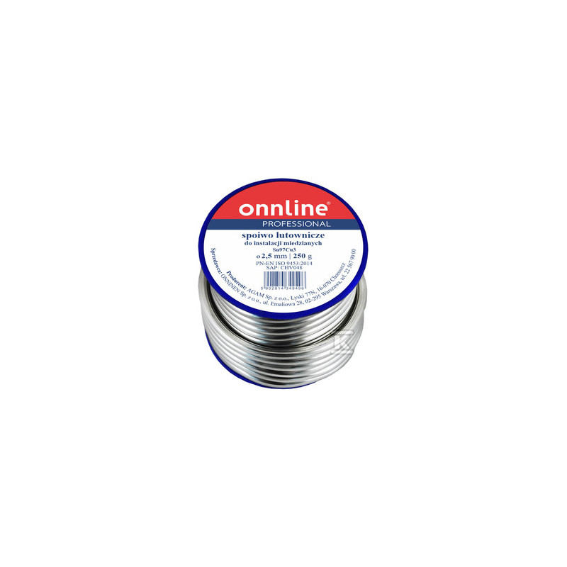 LUT MIĘKKI SN97CU3 2,5MM 250G ONNLINE