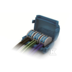 3ZŁĄCZKI 2X0,2-4MM2+1 MUFA ŻELOWA-ZES