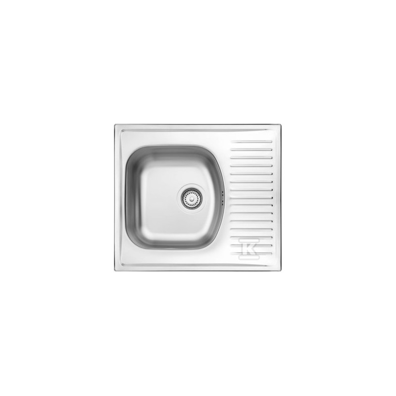 ZLEW.TECHNO DEKOR 1K Z/KO 58X51X15 3,5+O