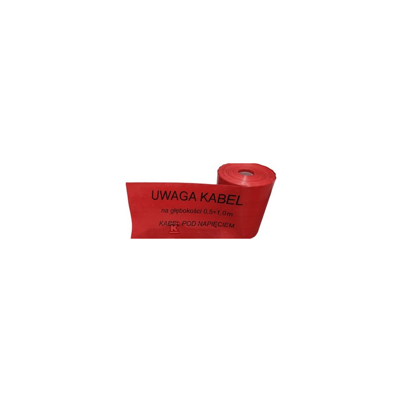 FOLIA 30X0,5 100MB CZER.PERFORACJA NAPIS