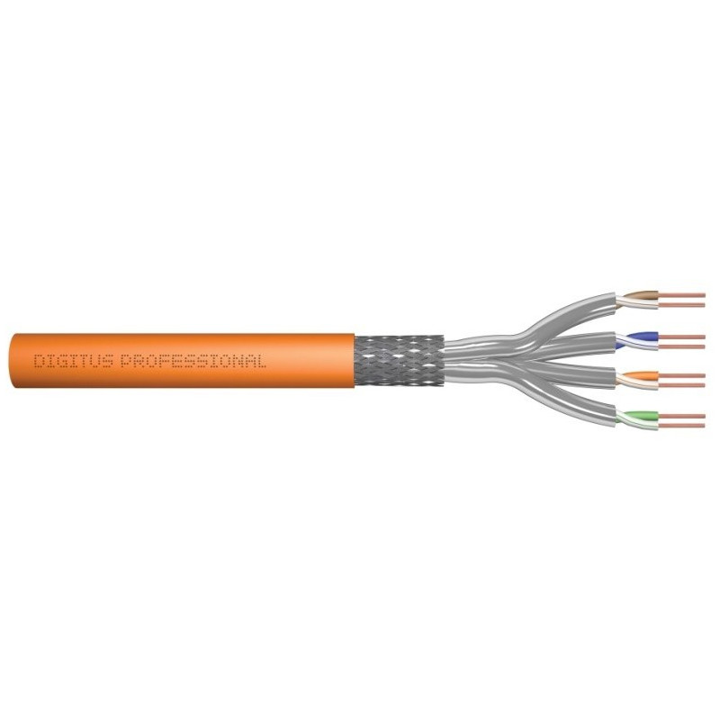 KABEL S/FTP KAT.7,B2CA,DRUT,500M,OR