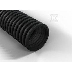 RURA KARBOWANA QRK 40/50 FLEX UV CZARNA