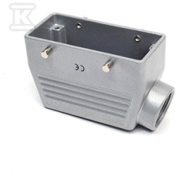 POKRYWA METALOWA PUSTA 16PIN 16A BOCZNE