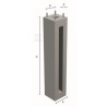 FUNDAMENT D16/100 (1000/260) 4XM20