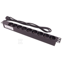 LISTWA ZASILAJĄCA 19" 9X230V