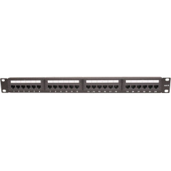 PANEL KATEGORII 6 UTP 19" 1U, 24XRJ45