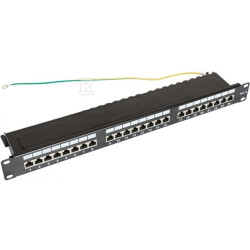 PANEL KATEGORII 6 FTP 19" 1U, 24XRJ45