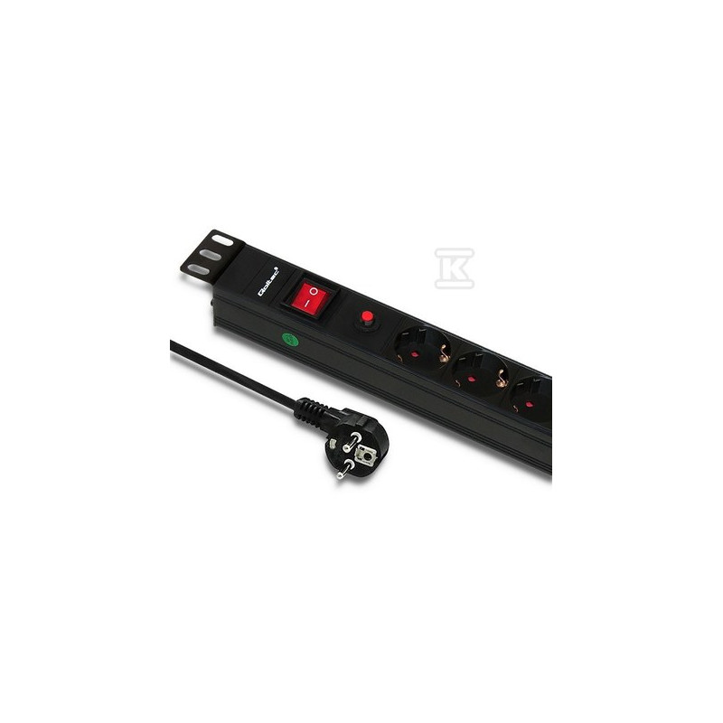 LISTWA ZASILAJĄCA 19" 1U 16A PDU 6XSCHU