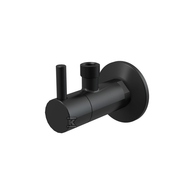 ZAWÓR KĄTOWY FILTR 1/2×3/8" CZARNY-MA