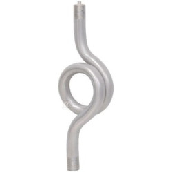 RURKA SYFONOWA SPIRALNA 2X G1/2" PN25