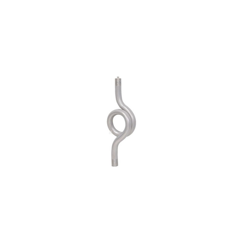 RURKA SYFONOWA SPIRALNA 2X G1/2" PN25