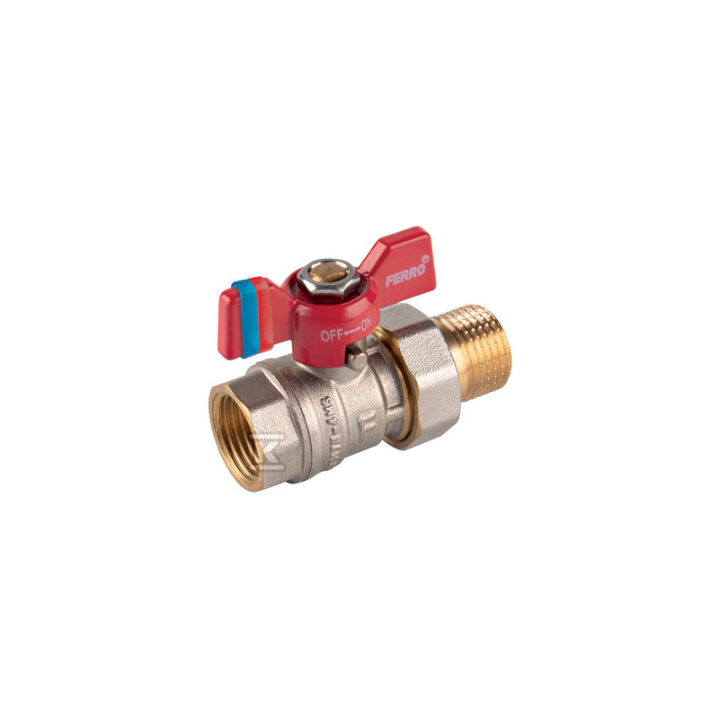 KUREK KUL.MOT.DN15 1/2" GW/ŚR,F-COMFORT