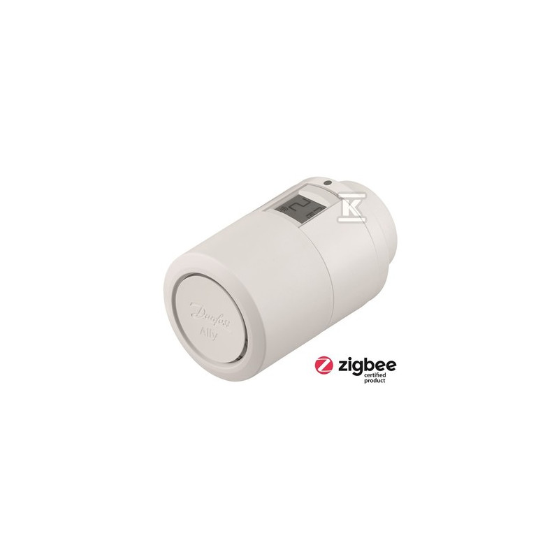 GŁOWICA ELEKTRON.DANFOSS ALLY,2 ADAPTER