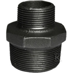 NYPEL REDUK. CZARNY, GWINT ZEW.2"X5/4"