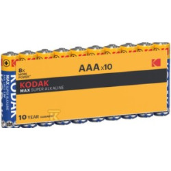 BATERIA MAX AAAX10-PAK FOLIA