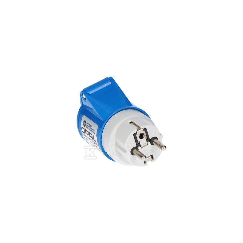 ADAPTER KAMPER WTYK 230V+1XGN.16/3 OPAL