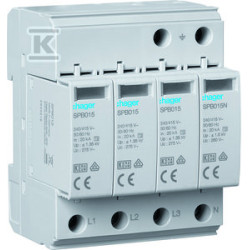 SPB413 OGR.PRZE.T2 4P 3+1 TN-S/TT IN20KA