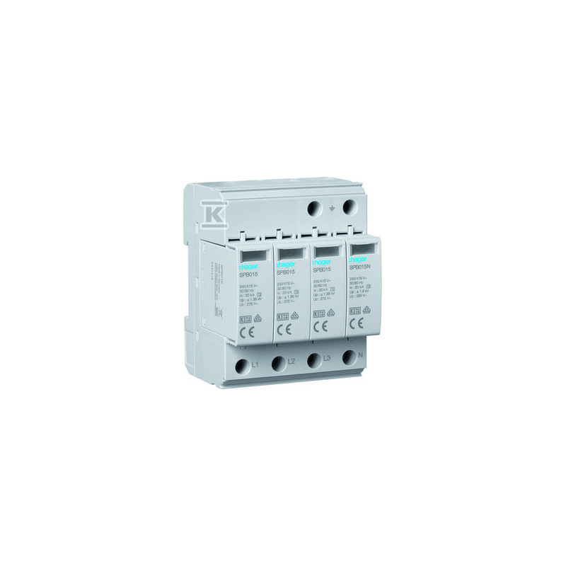 SPB413 OGR.PRZE.T2 4P 3+1 TN-S/TT IN20KA