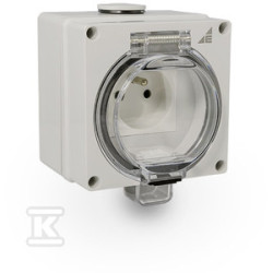 GN.1-KR Z/U N/T IP66 SZARY AQUA66