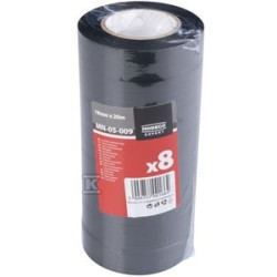 TAŚMA IZO. CZARNA 19MM X 20M ATEST 1 KV