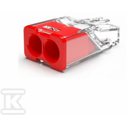 SZYBKOZŁĄCZKA MINI X2,DRUT,0,2-2,5MM2