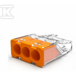 SZYBKOZŁĄCZKA MINI X3,DRUT,0,2-2,5MM2