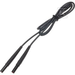 PRZEWÓD 1,2 M CZARNY 1KV/WTYKI BANANOWE