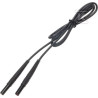PRZEWÓD 1,2 M CZARNY 1KV/WTYKI BANANOWE