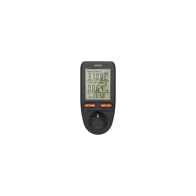 KALKULATOR WATOM. ENERGI WYŚ.LCD CZARNY