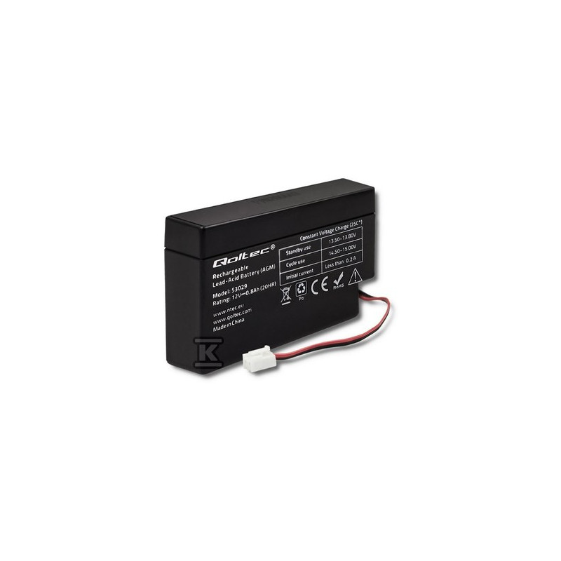 AKUMULATOR AGM/12V/0.8AH/MAX. 12A