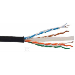 KABEL U/UTP KAT. 6 ZEW., ŻEL. PE 500M