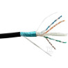 KABEL F/UTP KAT.6A ZEW. ŻEL. 500M