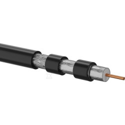 KABEL TRISHIELD OUTDOOR RG6 PE FCA 500M