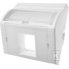ADAPTER 45X45 1XRJ45 (WYPUKŁY KĄTOWY)
