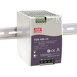 TDR-480-24 ZASILACZ NA SZYNĘ DIN 3-FAZO