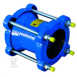 ŁĄCZNIK RR DN80 NA STAL,PVC,AZBEST GJS