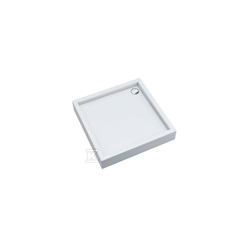 BRODZ.SMOOTH WHITE 90X90X16 MEDIUM