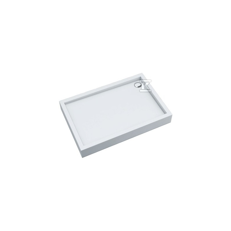 BRODZ.SMOOTH WHITE 80X100X16 MEDIUM