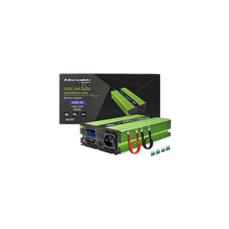 PRZETWORNICA UPS/1000W/2000W/12V NA 230V
