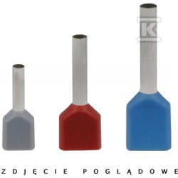KOŃCÓWKA KABLOWA HI 2X2,5/10 (100 SZT.
