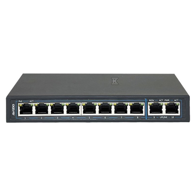 SWITCH 8XRJ45 POE+ 2XRJ45 (MAX 96W) GB