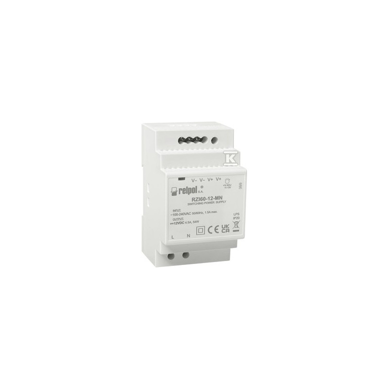 ZAS. IMP. 15 W, 12 V DC RZI15-12-MN