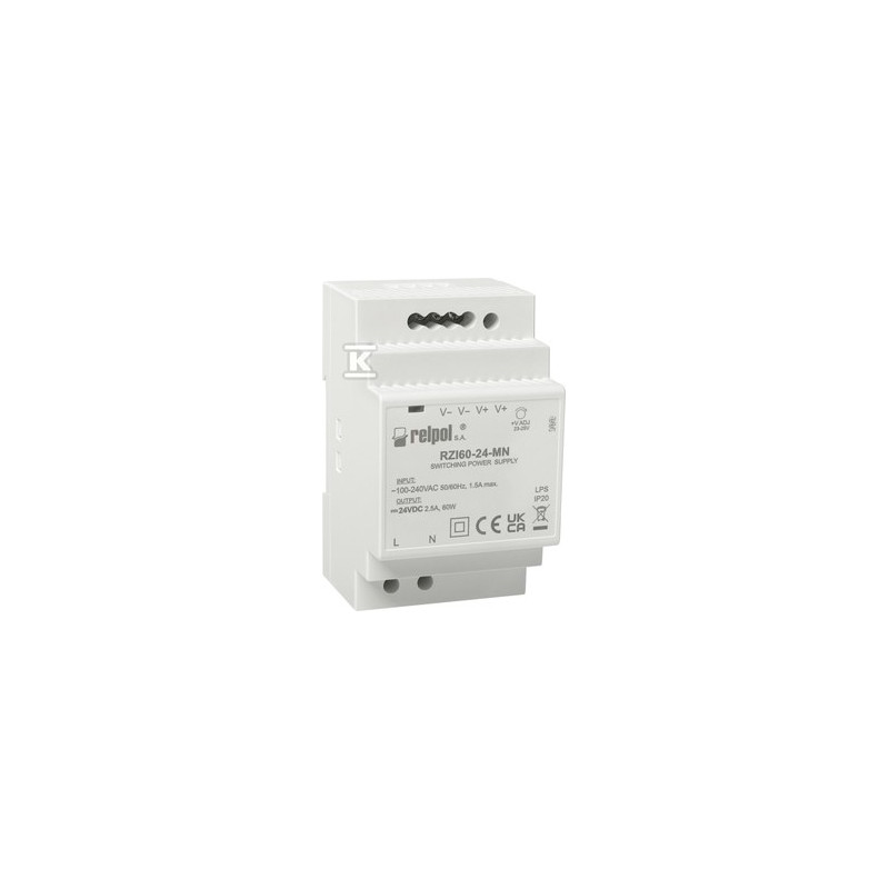 ZAS. IMP. 15 W, 24 V DC RZI15-24-MN
